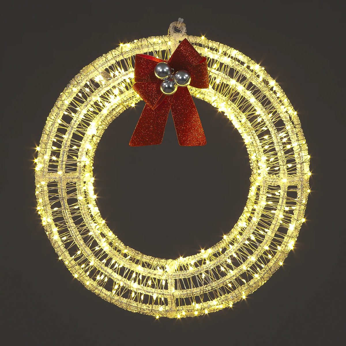 5029936984500 1 SnowTime Light Up Christmas Wreath.jpg